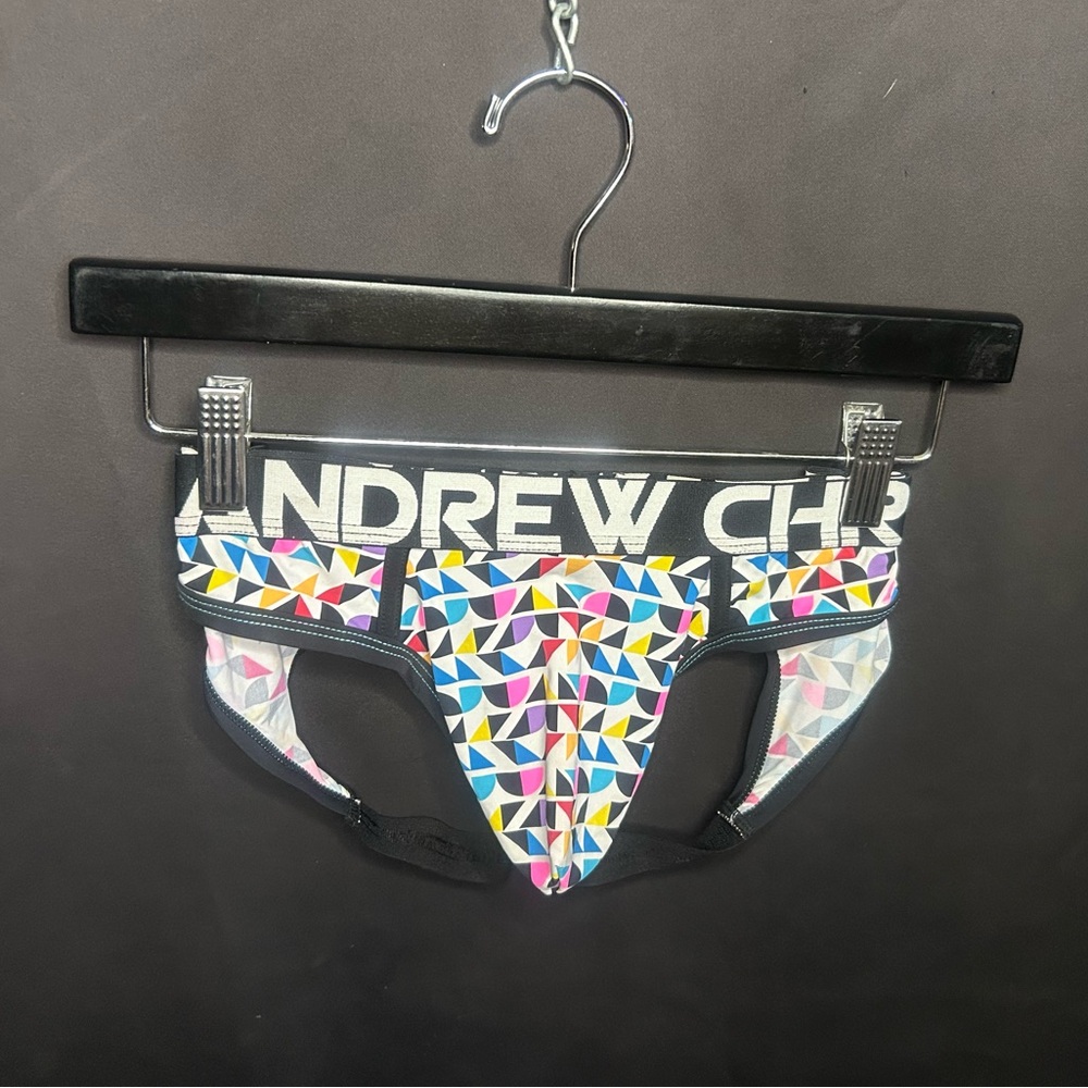Andrew Christian Multicolor Geometric Briefs